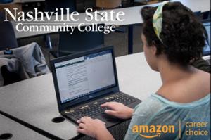 A partnership between Nashville State and Amazon has begun to bear fruit as the first graduates using the Career Choice program will receive their degrees during the May 2024 Commencement.