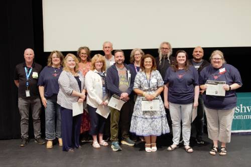 During a pinning ceremony on Nashville State’s White Bridge campus, 19 educators from the college were recognized for earning their ACUE Certification in Effective College Instruction.