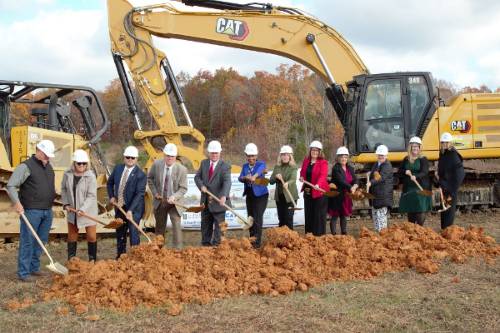 Leaders from Tennessee College of Applied Technology (TCAT) Dickson, Nashville State Community College, TriStar Horizon Medical Center, and The Jackson Foundation, along with state, county, city, civic, and business leaders held a groundbreaking for the multi-million-dollar state-of-the-art Dickson County Center for Higher Education.