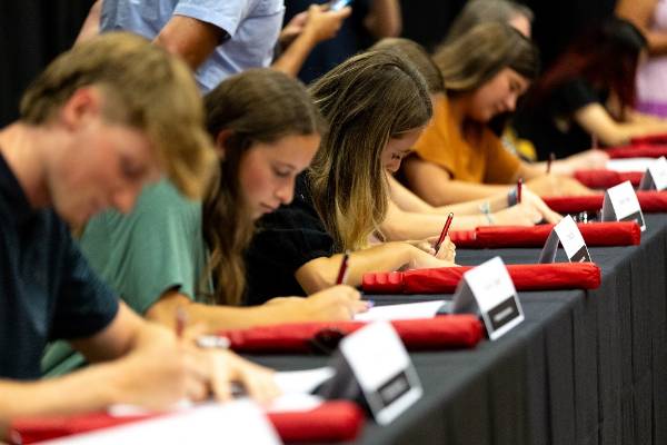 Two signing events were held on the campus of Austin Peay State University to celebrate 25 students in the Grow Your Own rural cohort and 40 in the CMCSS Teacher Residency cohort.