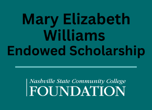 Endowed Scholarship Created in Honor of Lifelong Learner Mary Elizabeth Williams