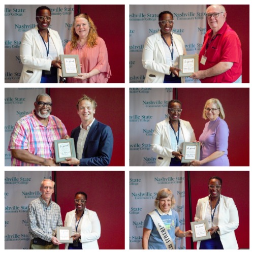 In a warm and heartfelt gathering, Falcons from across the college community came together in the Health Sciences (H) Building on the White Bridge campus to honor and celebrate the careers and contributions of recent and soon-to-be retirees.