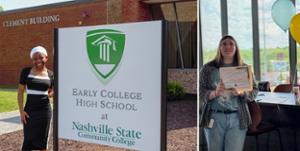 Edwina Mateso and Milly Flatt, soon-to-be graduates of Nashville State Community College, have each been awarded the prestigious Scarlett Family Foundation Scholarship.